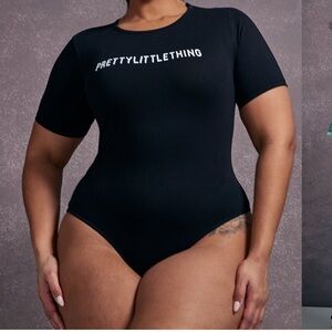 PrettyLittleThing Classic Black Bodysuit
